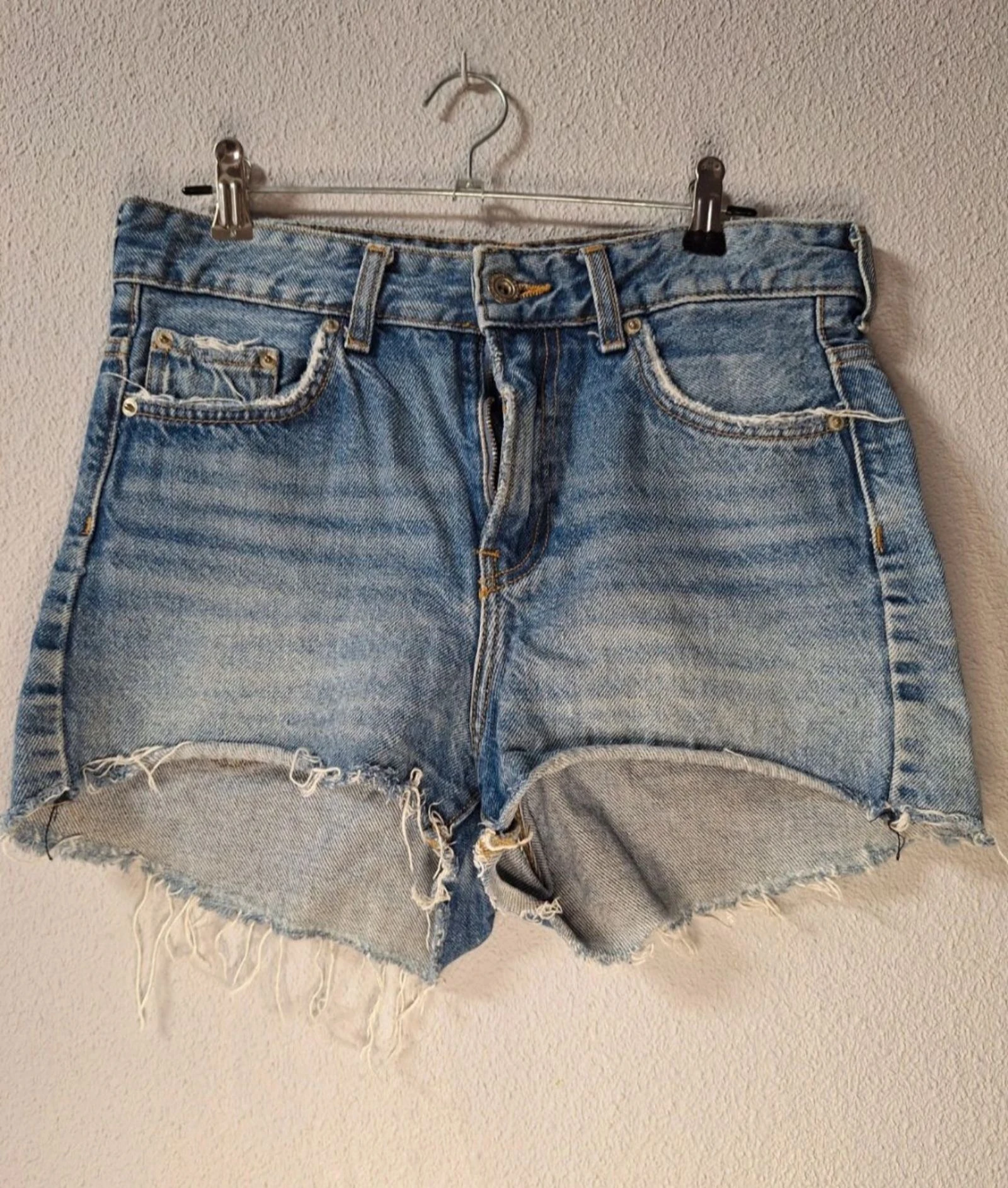 Shorts vaqueros Bershka denim cintura alta Talla 38